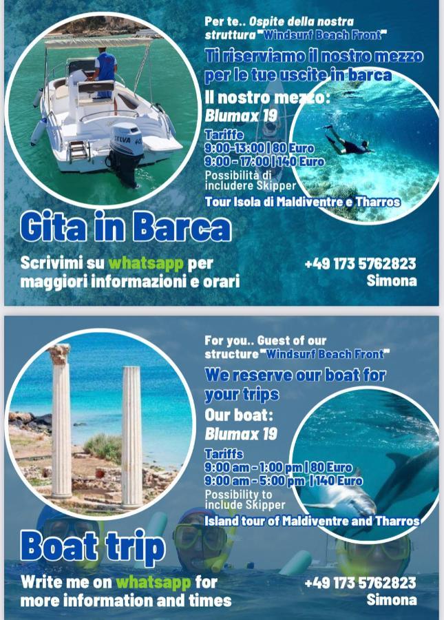 Windsurf Beach Front Torre Grande Buitenkant foto